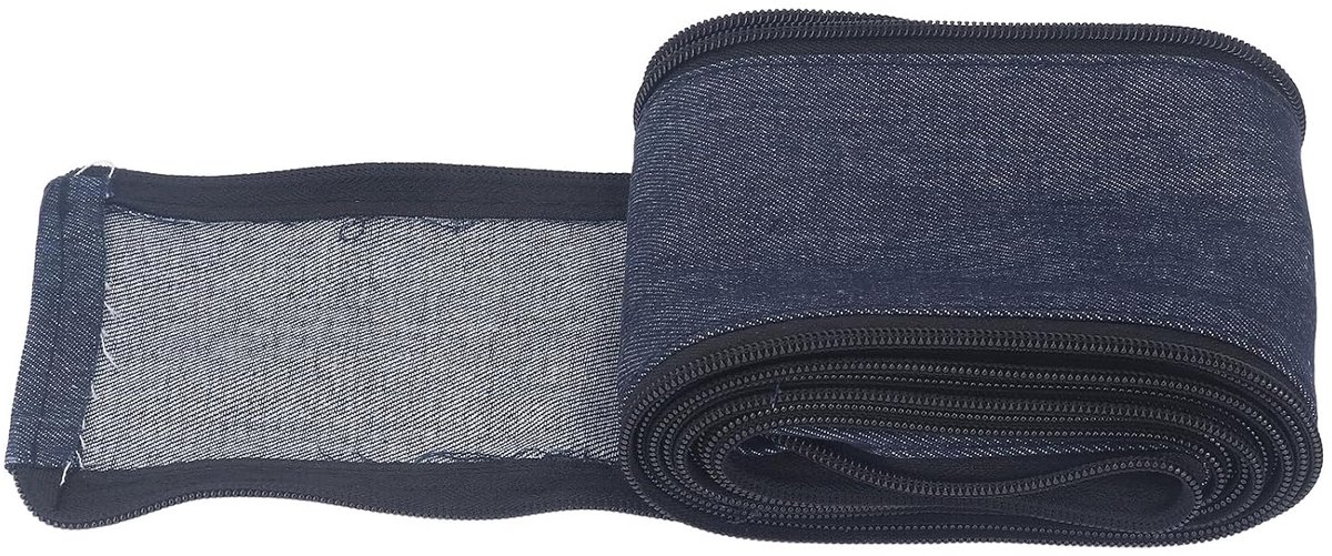 SnelShoppen - TIG Lasbrandstof Kabelbescherming Zipper Type Denim 2 Inch X 13.1 Ft - Beschermhoes voor MIG Plasma Kabels - Veiligheid en Makkelijke In