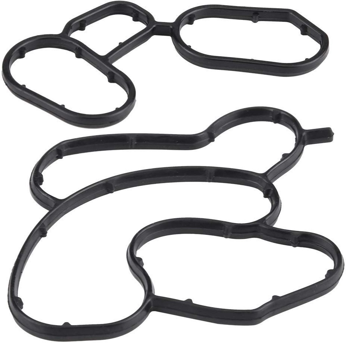 SnelShoppen - Oil Filter Seal voor Motor, Vervangende Oliefilterdichting, Hoogwaardige Oliekoeler Dichting 11427508971, 11427508970, Duurzaam en Betro