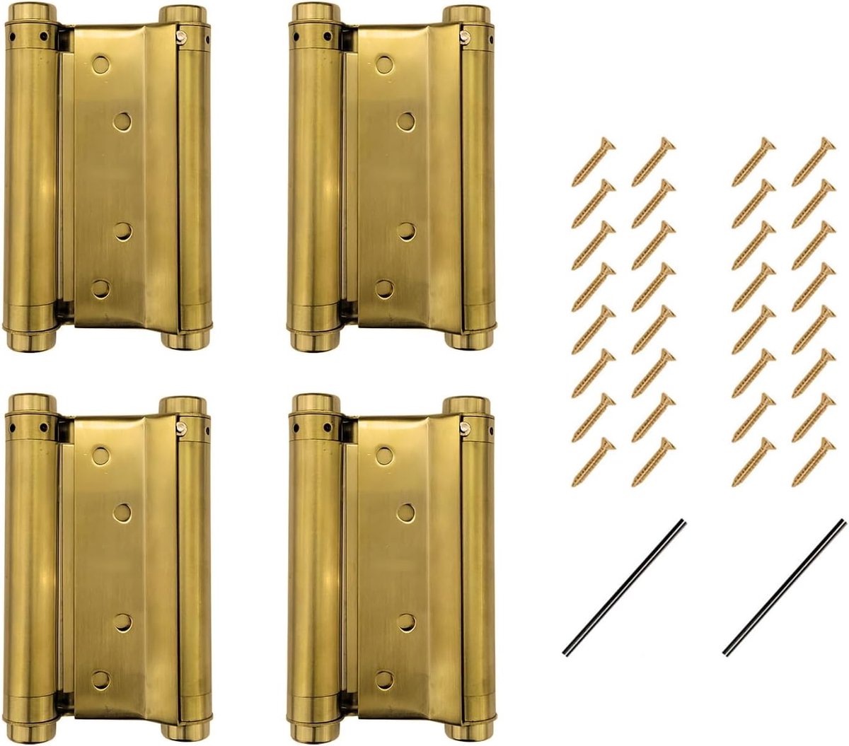 Deurhengsels 5 inch - RVS zelfsluitend - Perfect verstelbaar - Geschikt voor salons - ShopVlot