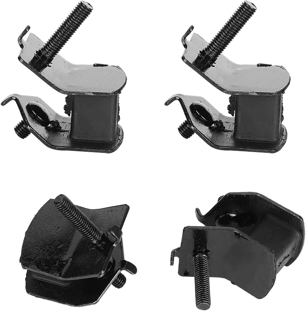 - Antivibratie Voeten - 4 Stuks - Voor Benzine Generator - 168F/170F - 3KW - Stabiliteit en Geluidsreductie - Geschikt voor Generatoren - Z...
