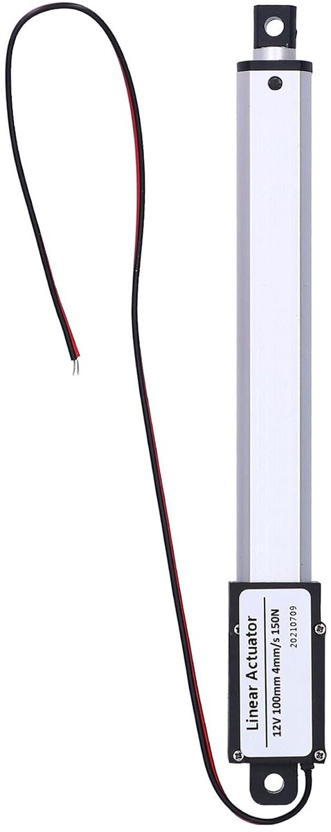 SnelShoppen - DC 12V Mini Lineaire Actuator 100mm met Interne Limiet Schakelaar - Laag Geluid, Lichtgewicht en Compact voor Industrie en Landbouw - 15