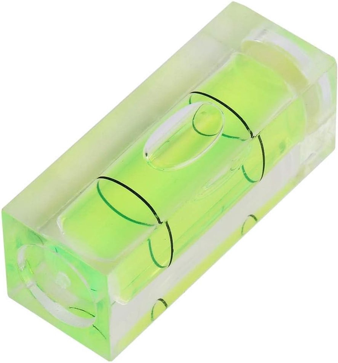 SnelShoppen - 5 Stuks Vierkante Mini Waterpas Bubble Level Instrument Balans Waterpas 15×15×40mm - Hoge Precisie, Duurzaam Acryl en ABS, Ideaal voor C