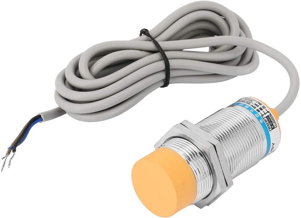 SnelShoppen - Inductieve Nabijheidssensor 25mm, 3 PNP Draden, Normaal Open, Proximity Sensor, Hoogwaardige Detectie, Ideaal voor Automatisering en Con