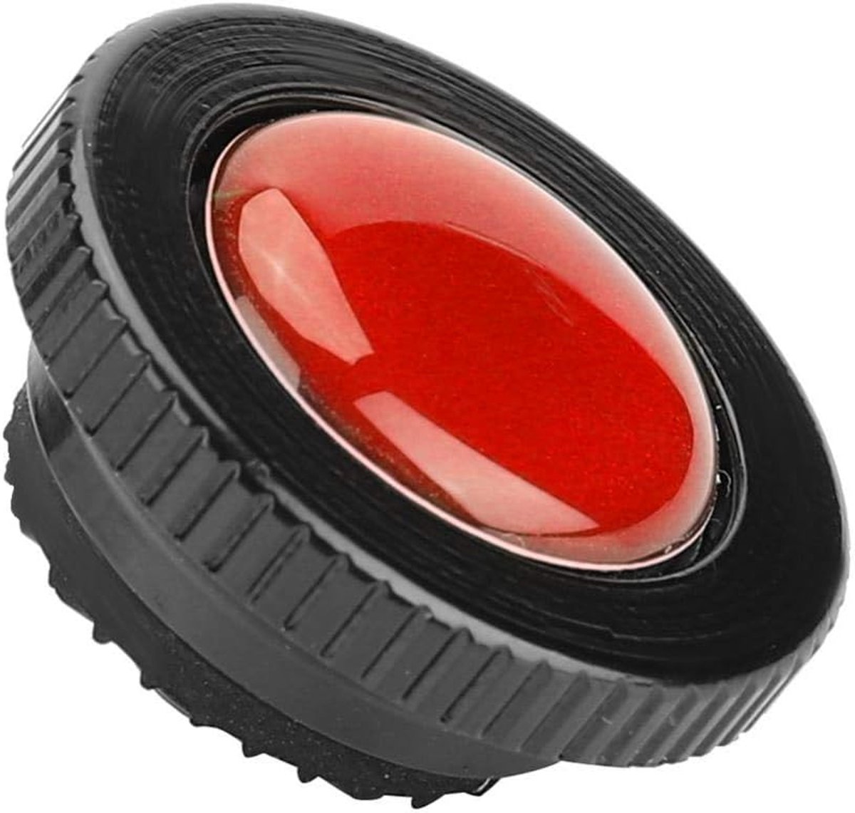 SnelShoppen - Mini Aluminium Snelsluiting Plaat Ronde Quick Release Plaat voor Compacte Actie Tripod (Rood) - Duurzaam, Lichtgewicht, 1/4" Schroef