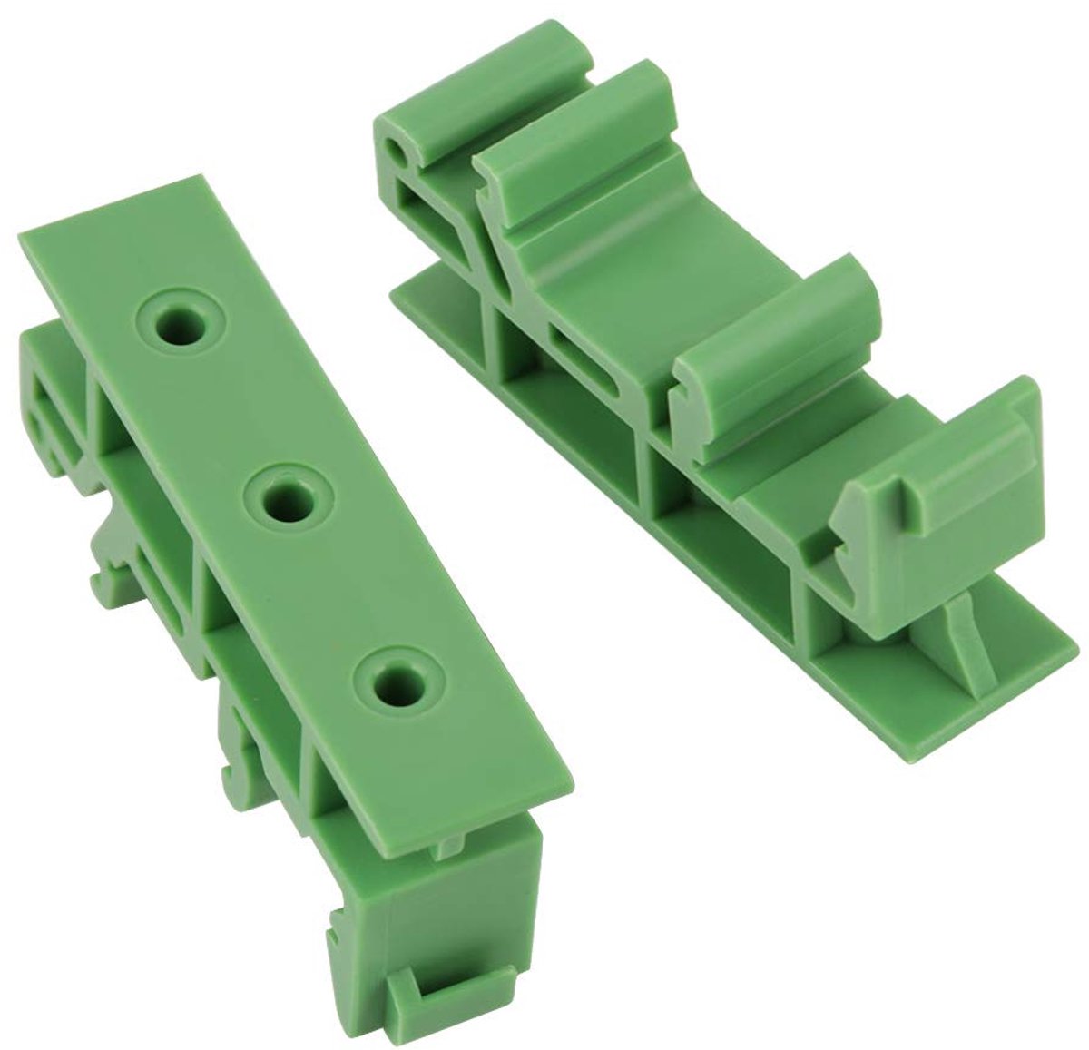 Image of 10sets 35mm PCB DIN C45 Rail Adapter Circuit Board Mounting Bracket Holder Carrier DIY Electric - ShopVlot