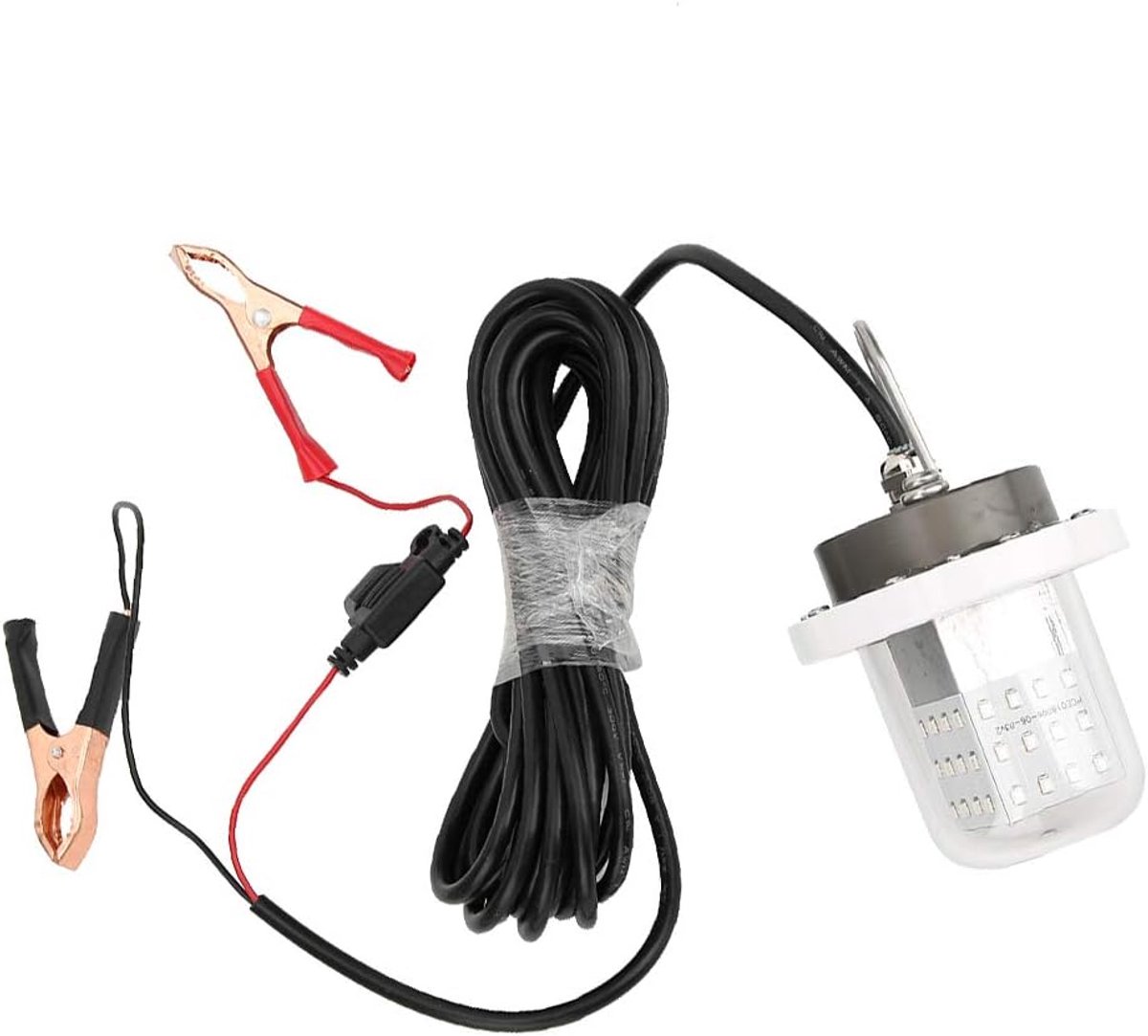 SnelShoppen - Bait Finder 30W LED Onderwater Visserslamp 18000lm Groen Duiklamp Vis Aantrekkende Accessoires voor Nachtvisserij