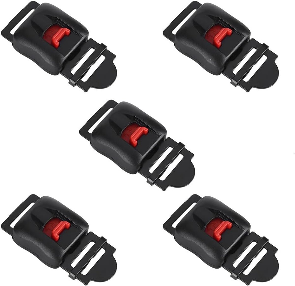 Motorcycle Helmet Clip 5pcs - Chin Strap Quick Release Buckles - Hoogwaardige Plastic