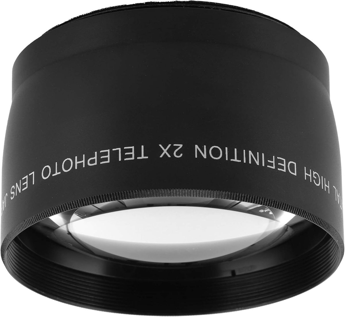 SnelShoppen - 2X Telefoto Lens, Professionele Versterking HD Telecommunicatie Lens met Optisch Glas, Aluminium Legering, 55Mm/2.2 Inch Filter Diameter