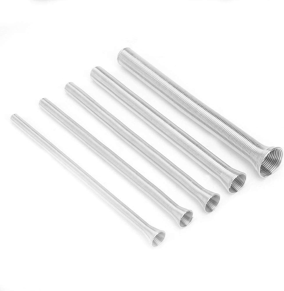 SnelShoppen - 5-delige Spring Tube Benders Set voor 1/4, 5/16, 3/8, 1/2, 5/8 Inch Buizen - Super Elastisch Staal voor Koper, Aluminium en Dunwandig RV
