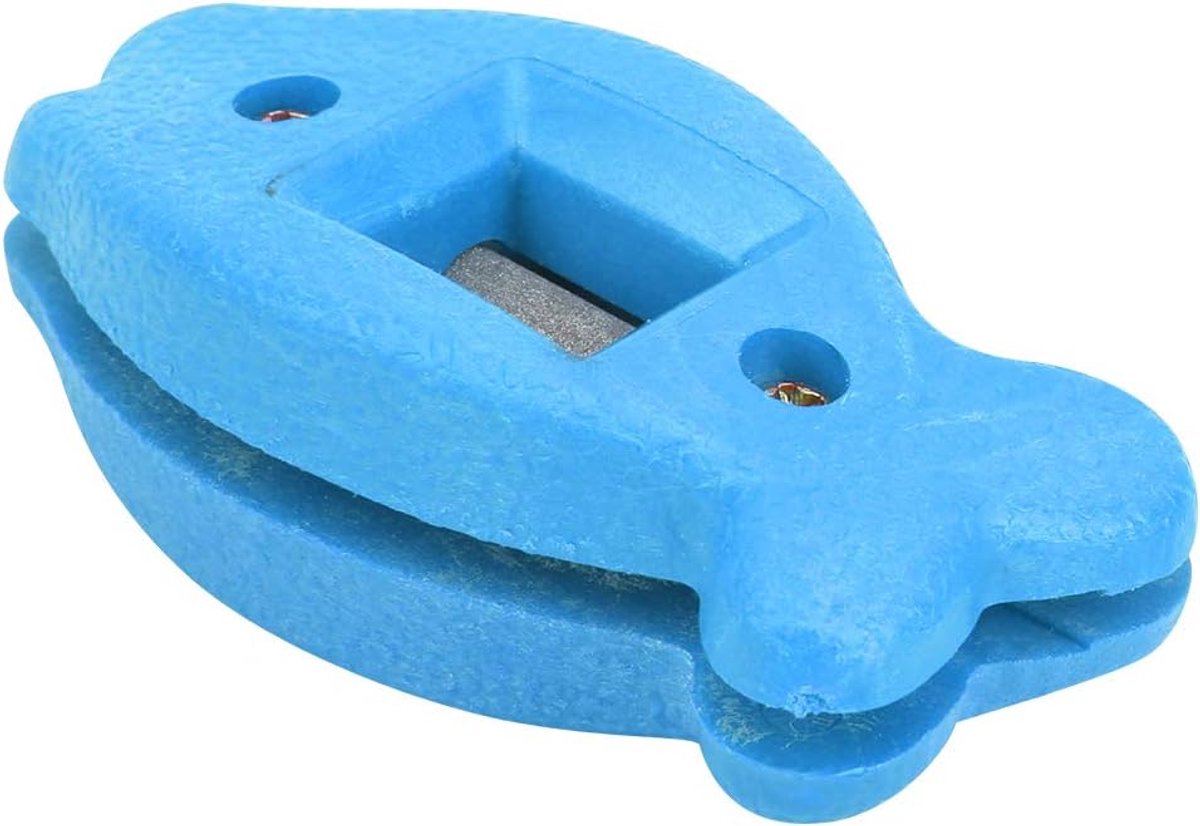 SnelShoppen - Ice Skate Edge Blade Sharpener Schaatsen Slijper en Ontbraamsteen met Opbergtasje - Compact en Verstelbaar Schaatsaccessoire voor Sportl