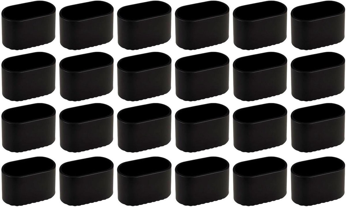 Stoelbeenbeschermers - Vloerkrasbeschermers Meubels - Bescherming Vloeren - Zacht Geluiddempend Materiaal - 24 Stuks - Meerkleurig