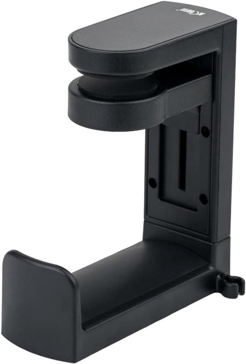 Onderbureau Hoofdtelefoonstandaard met 360 Graden Draaibare Arm, Ideaal voor Gaming Headsets en Kabelbeheer
