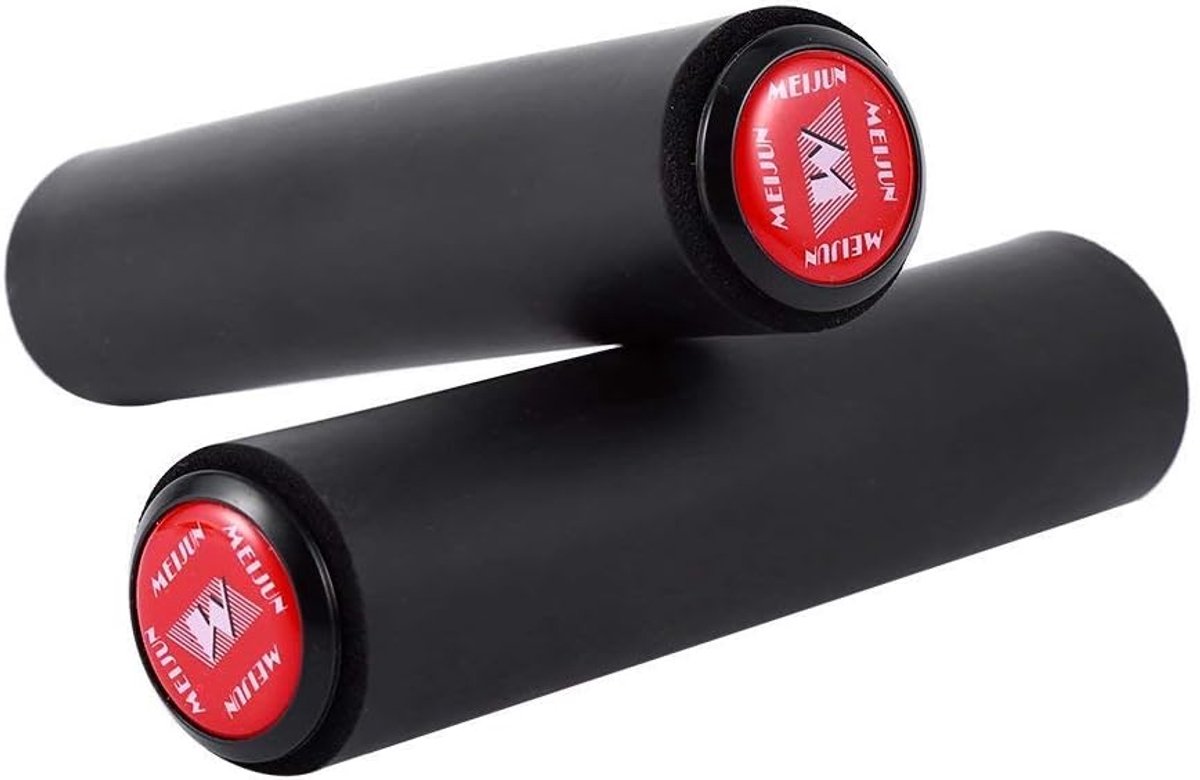 SnelShoppen - Ergonomische Universele Siliconen Fietshandgrepen voor Mountainbike BMX Fiets Handvatten, Antislip, Goede Schokabsorptie, 18 mm Diameter