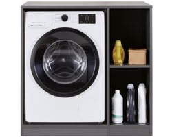 Interlink Lifestyle Studio Flow wasmachinekast voor wasruimte antraciet 99 x 68 x 98 cm