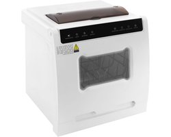 Compacte Vaatwasser - Tafelmodel Vaatwasser - Keuken Reinigen - 5 Wasprogramma's - 46 x 41 x 46 cm - Wit