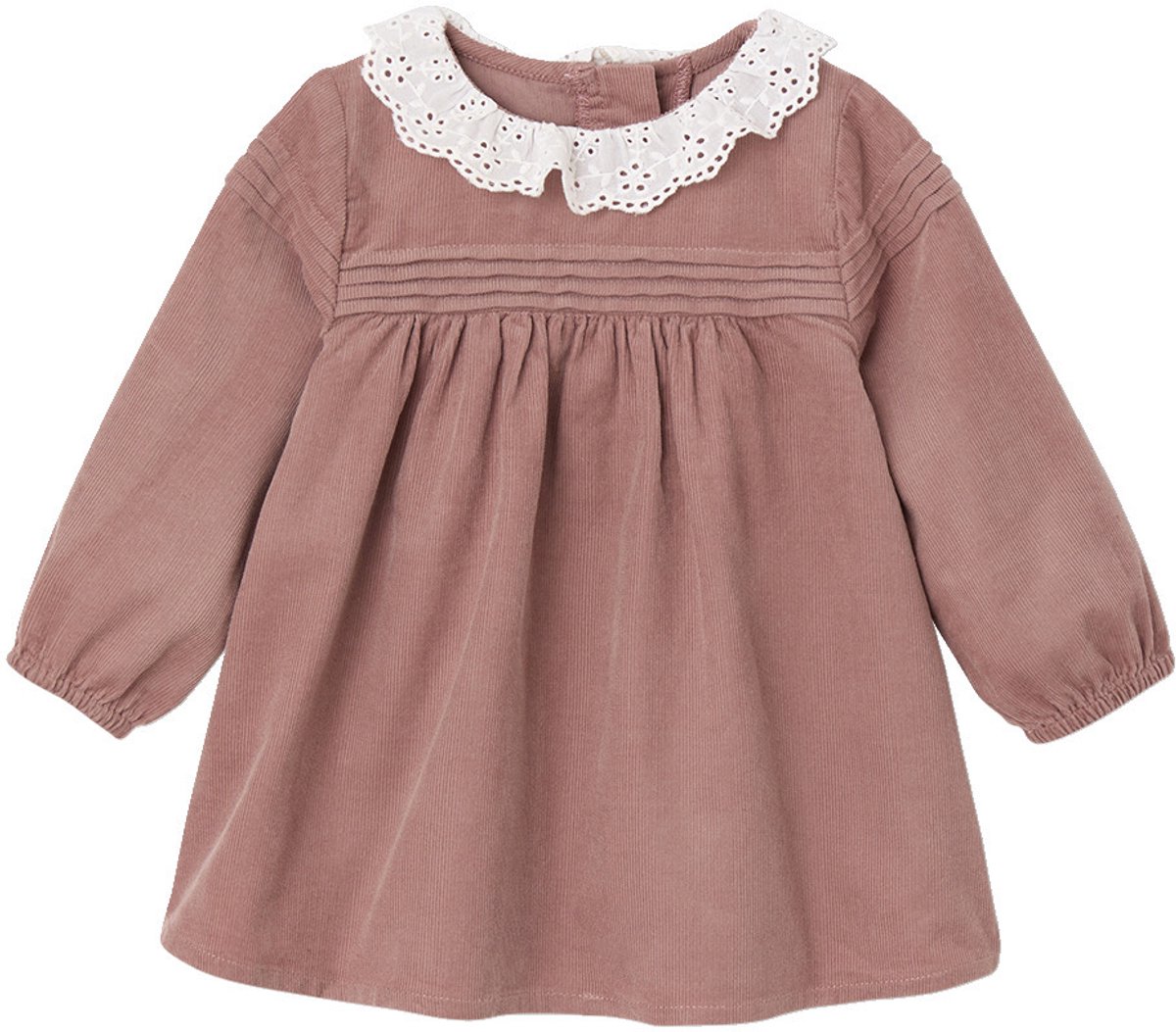 Vertbaudet Babypakje met jurk in fluweel / velours + panty's