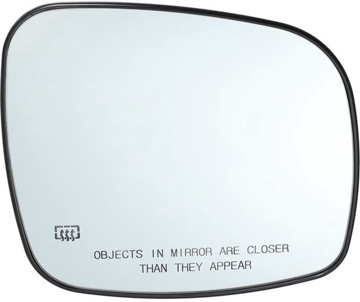 Buitenspiegelglas Helder - Bestuurderszijde - Brede Hoek - Eenvoudig te Installeren - Veiligheid - 20cm Diagonaal - Spiegelglas