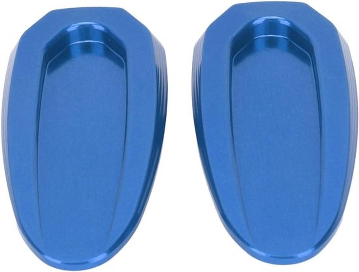 Waterbestendige Spiegelbasisbedekking voor Voorruit - Aluminium Legering Deksel voor Motoren, Geschikt voor S1000RR 2019-2023 (Blauw)