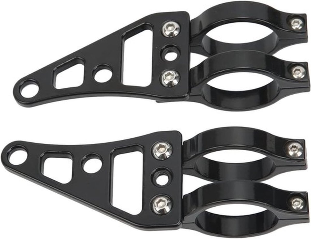 Hoogwaardige en duurzame koplampsteun voor motorfietsen - 2 stuks van aluminiumlegering, eenvoudig te monteren