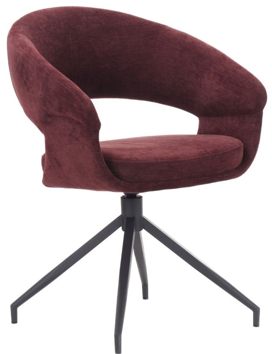 Bronx71® Eetkamerstoel Suzie velvet paars - stoel
