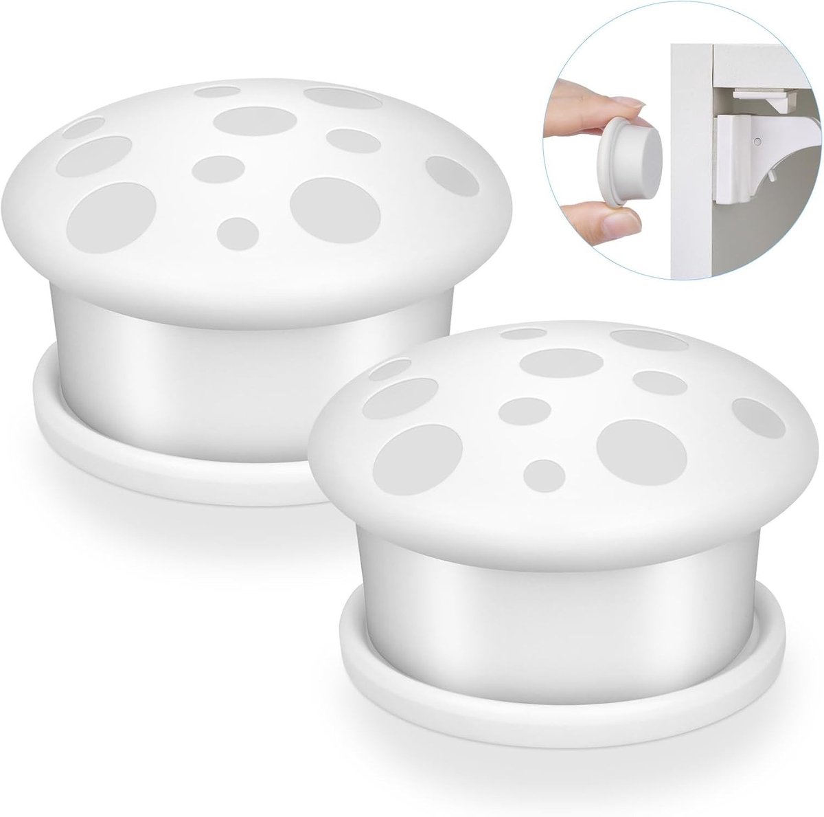 Vervangende Magnetische Sleutels voor Kastdeuren, 2 Stuks, Veilige Oplossing voor Kinderen en Baby's, Magnetische Slotaccessoires voor Kasten en Meubels