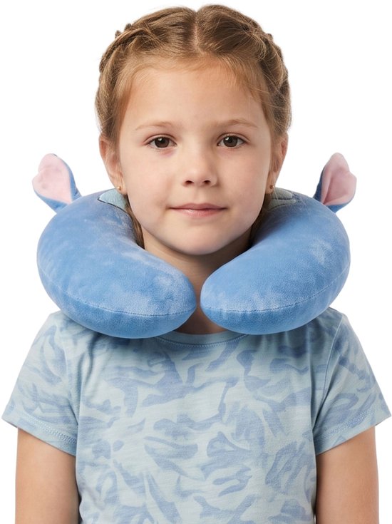 DISNEY Stitch Blauw reiskussen, nekkussen voor het vliegtuig, hoofdsteun voor de auto — afbeelding 5