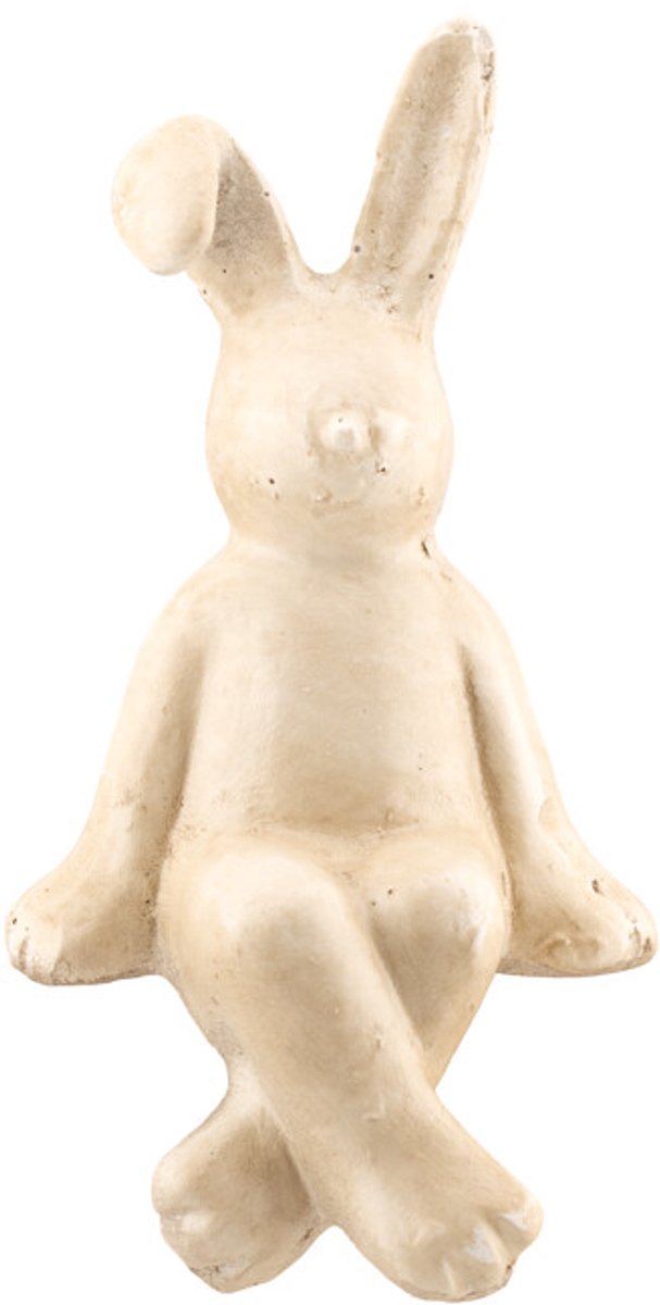 Aardewerk ornament bunny zittend S wb
