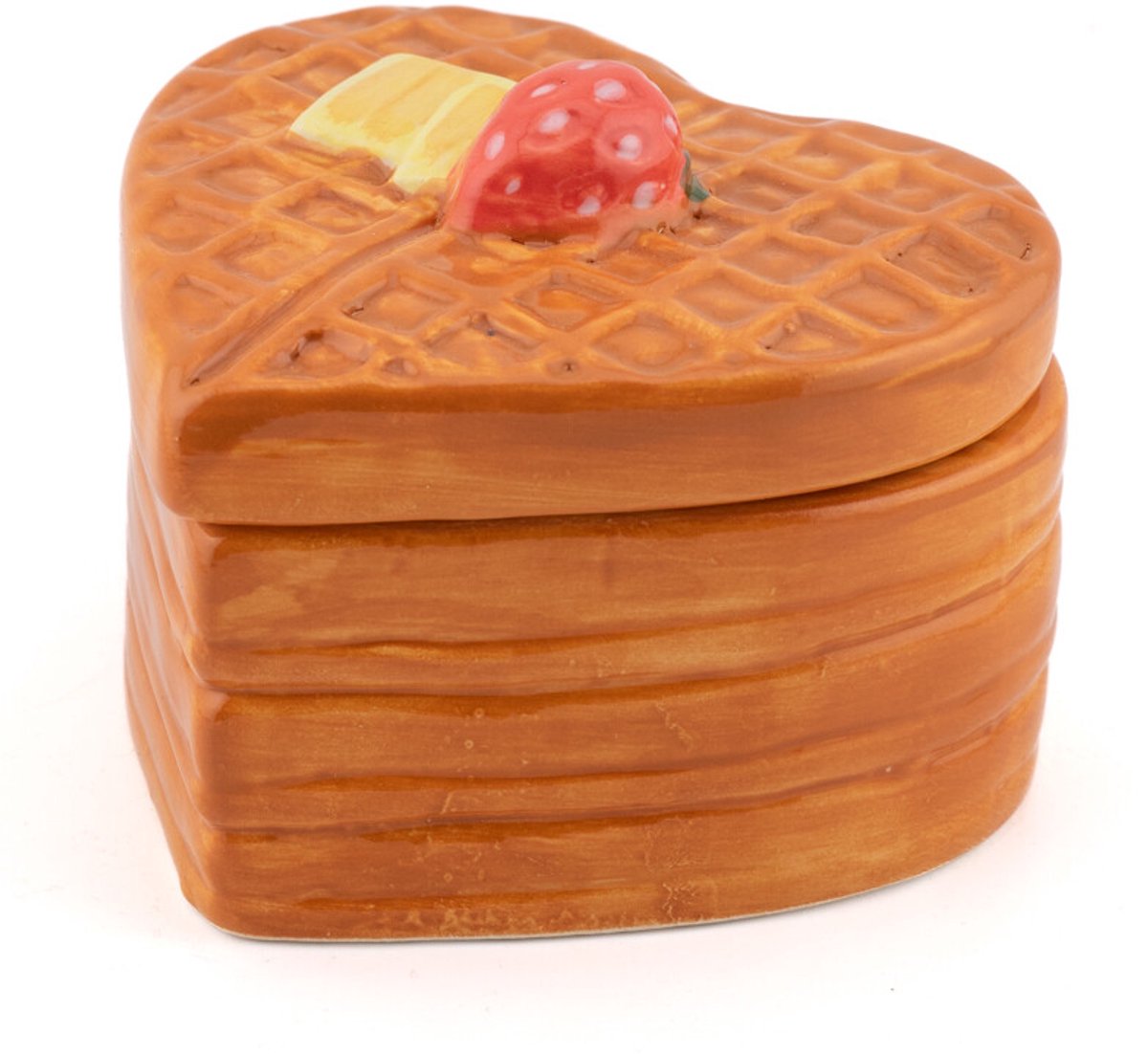 Aardewerk bakje waffles