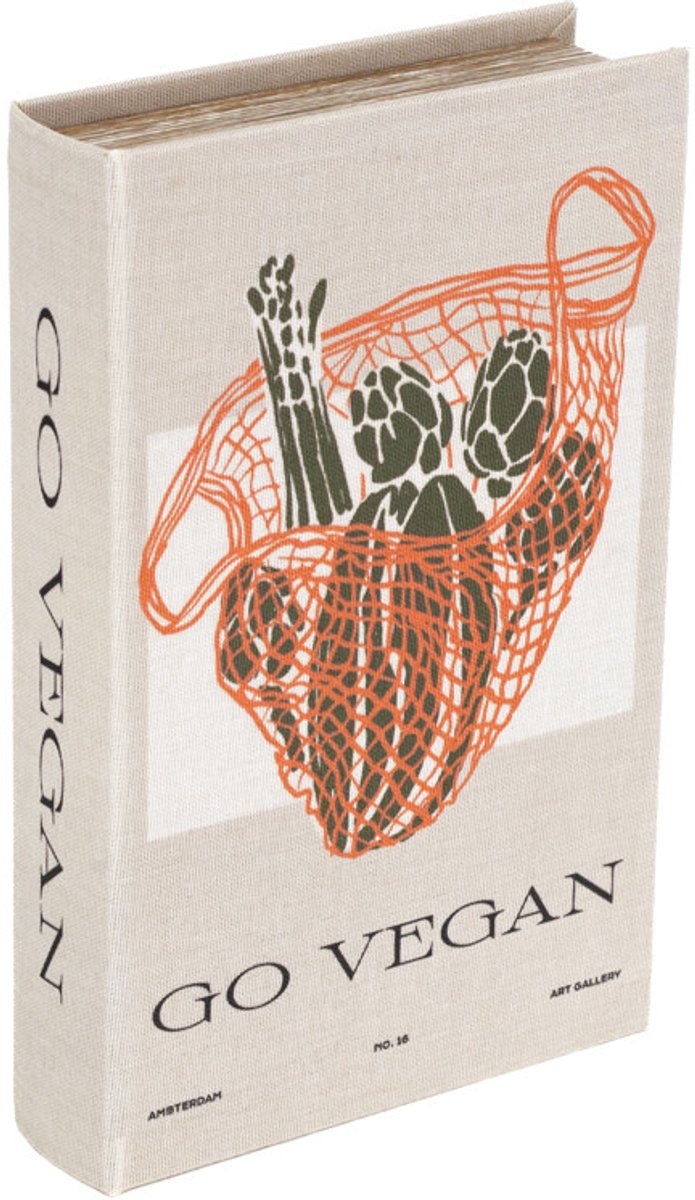 Opbergboek Vegan 26x17cm