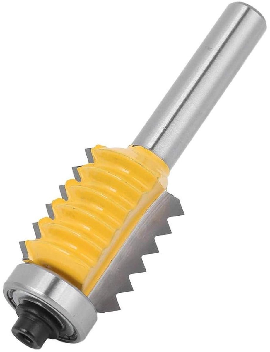 Set van 8 Houtbewerkings Freesjes voor Router met Stille en Omkeerbare Ontwerpen voor Vingerlijmverbindingen en Anti-Rotatie Functie