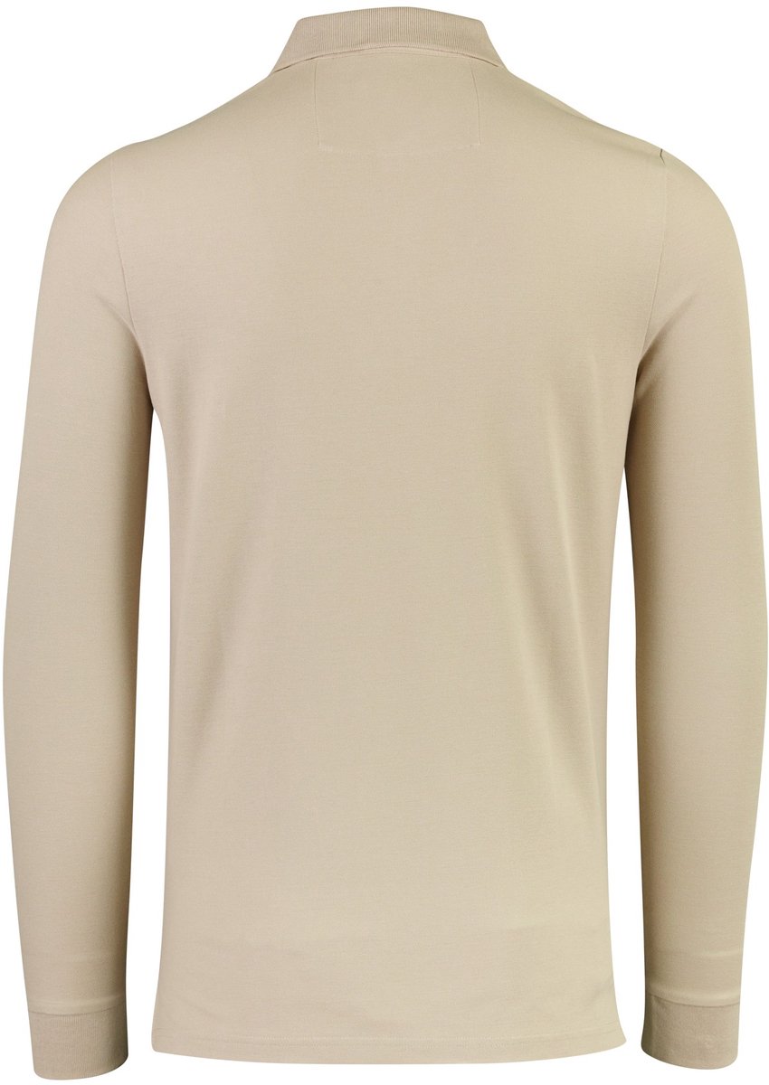 New Zealand poloshirt korte mouw beige