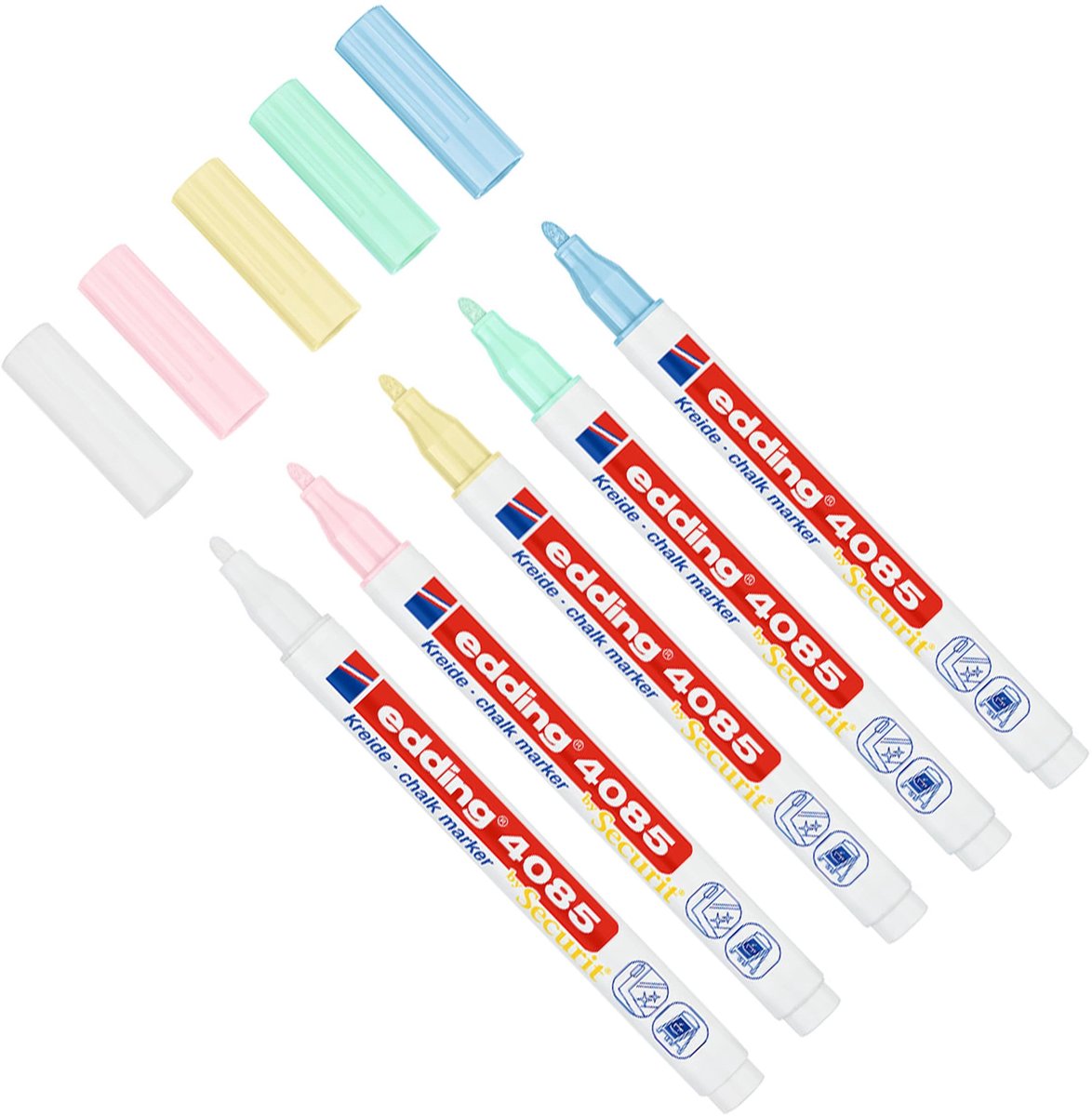 Krijtstiften Pastel - 5 Stuks - Kamer26