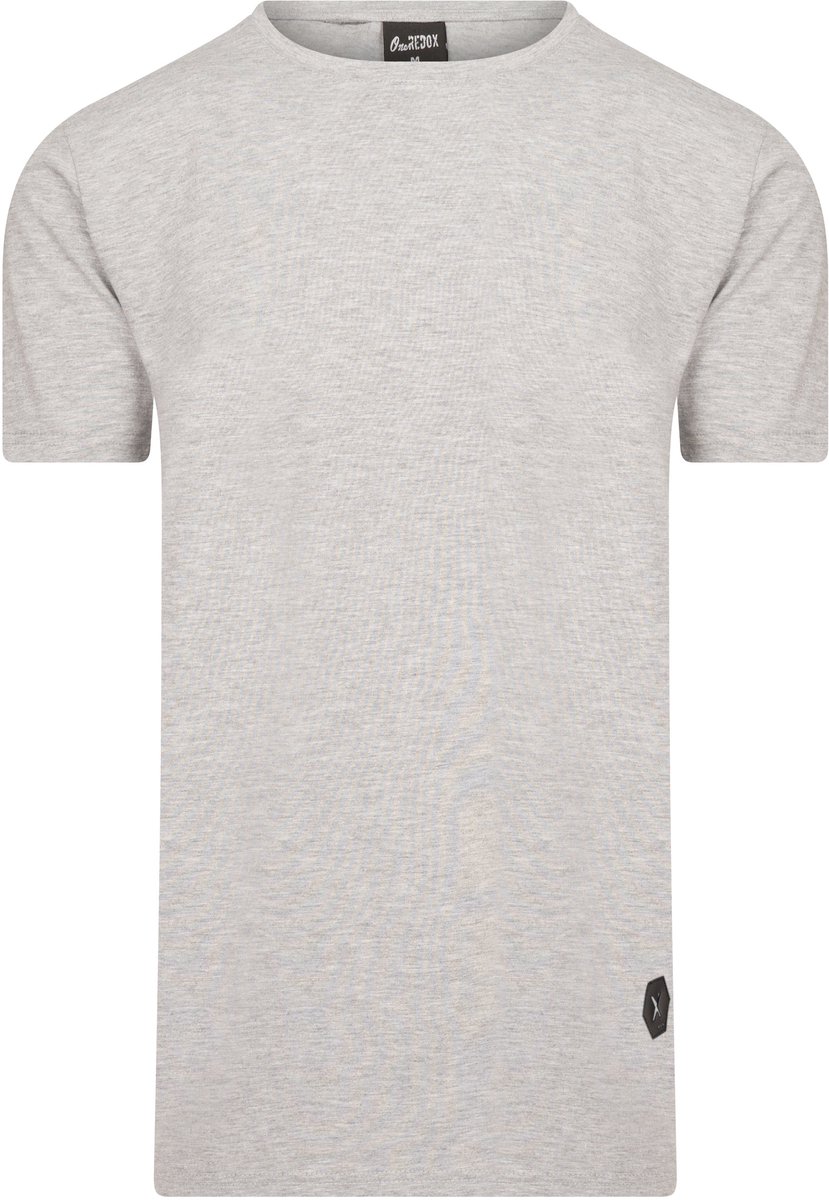 OneRedox - Heren T-shirt - Shirt - Grijs - Ronde Hals