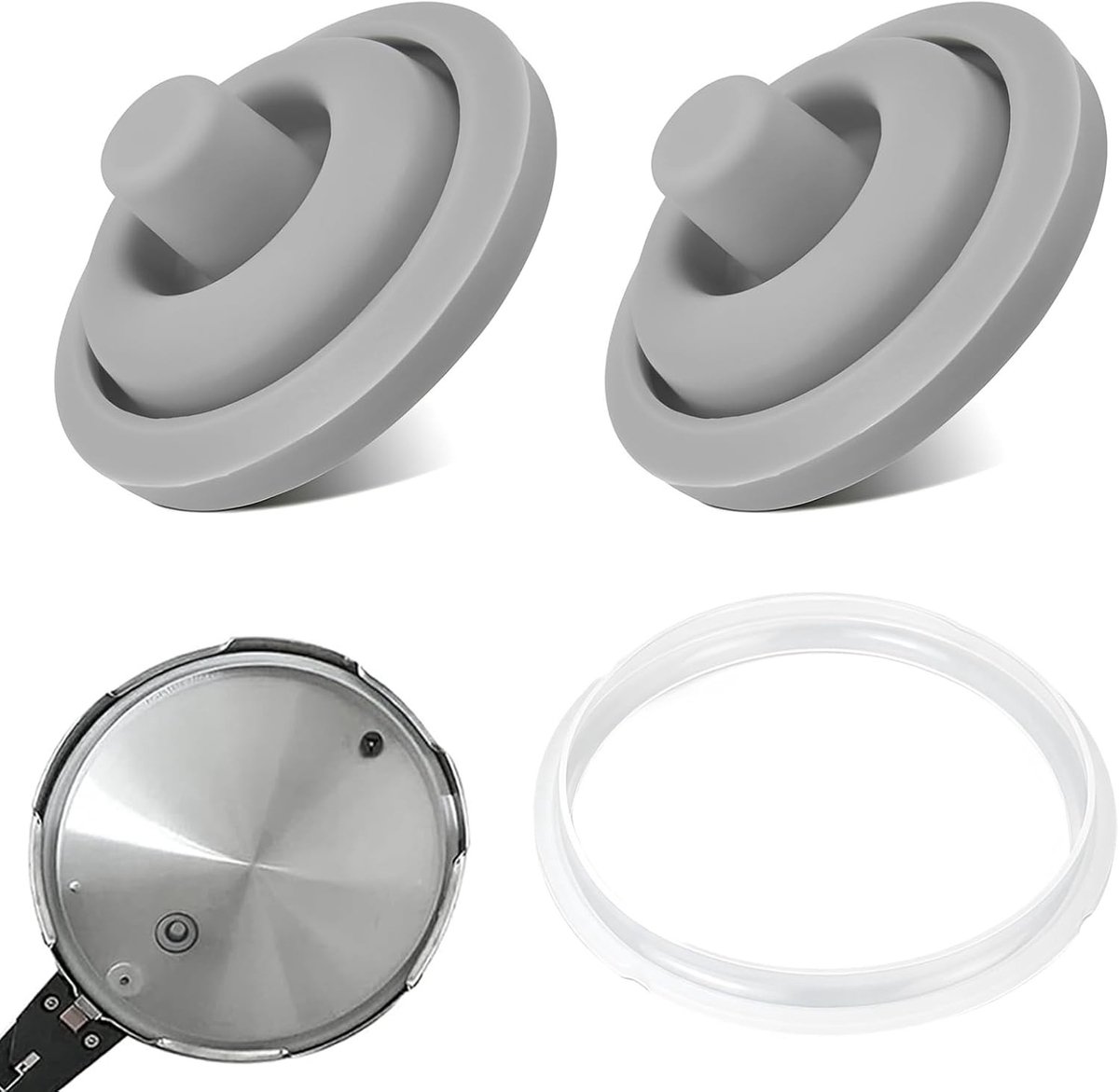 Drukpan afdichtring 22 cm, silicone vervangring voor Perfect Serie-Plus Ultra Pro, 5 liter, kookaccessoire, duurzame kwaliteit, geschikt voor diverse pannen