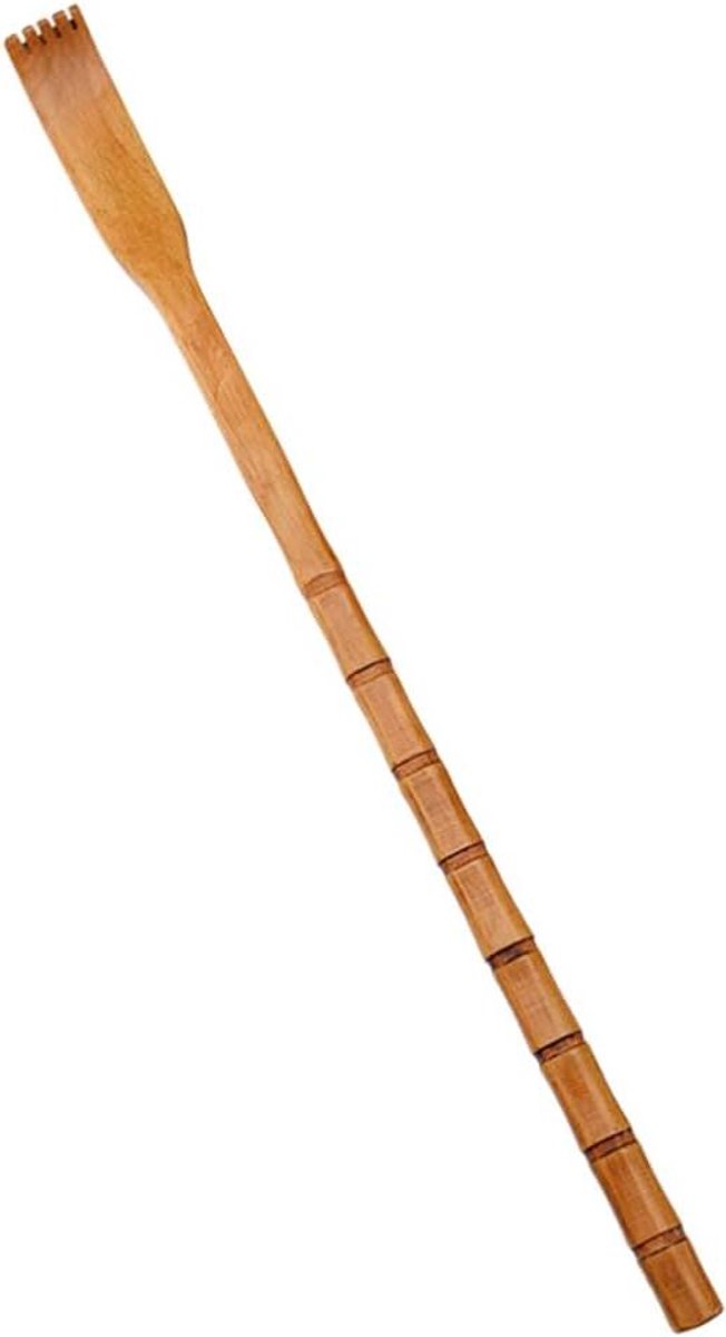 Houten Ruggenkrabber - Lichaamsmassager Ontspanning - Jeuk Verlichten - Comfortabel Glad - 48 cm Lengte - Khaki