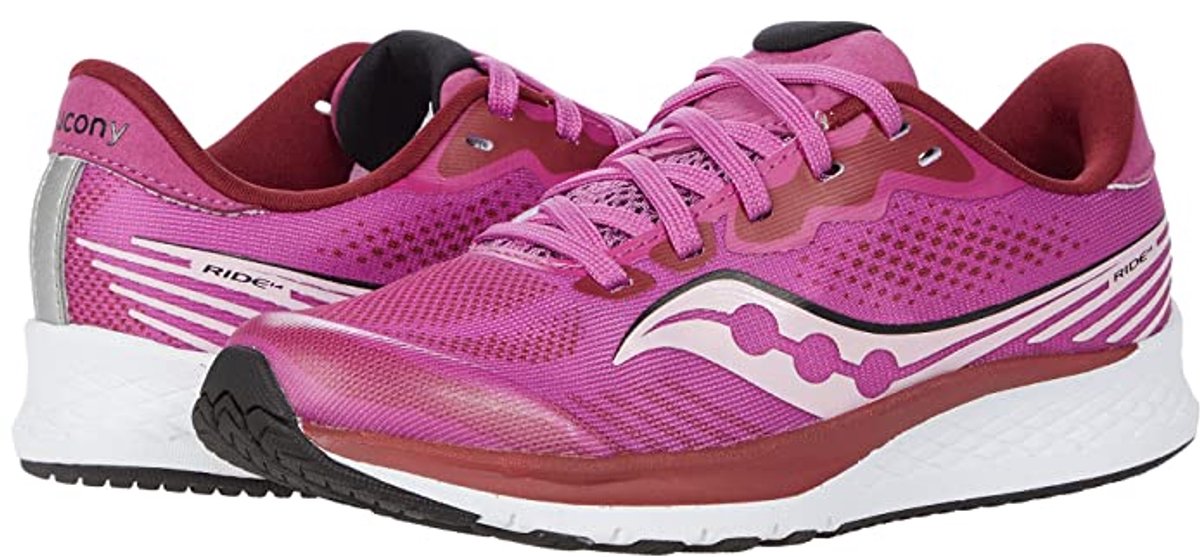 Saucony Ride 14 - Hardloopschoenen Kinderen - Roze - 36.5