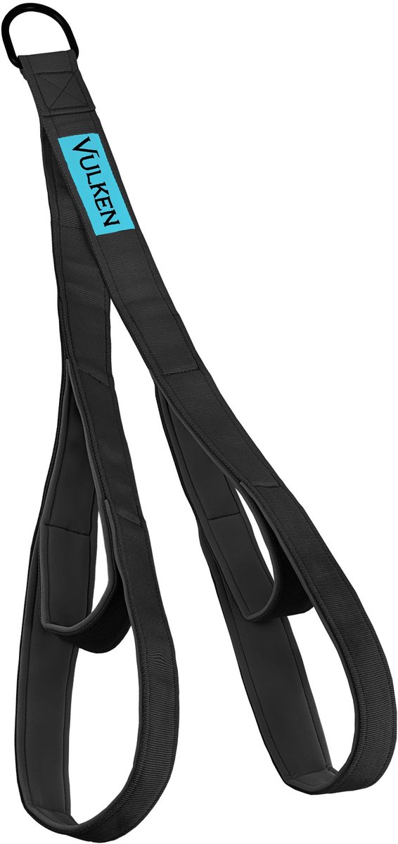 Vulken Triceps Touw Kabel Bevestiging. Twee Maten in Één Extra Lang Pull Down Touw. Triceps Extensie Riemen - ShopVlot