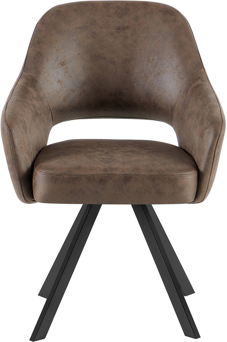 Benoa Eetkamerstoel Emilie CEP 08 Lichtbruin - eetkamerstoelen set van 2 Naturel