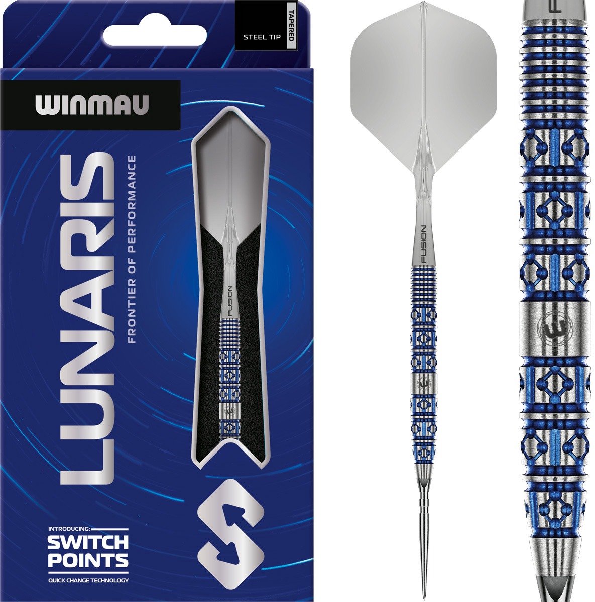 Winmau Lunaris Tapered Switch Point 90% - Dartpijlen