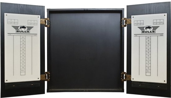 Bulls Dartcabinet Classic Zwart van Bull's — afbeelding 2