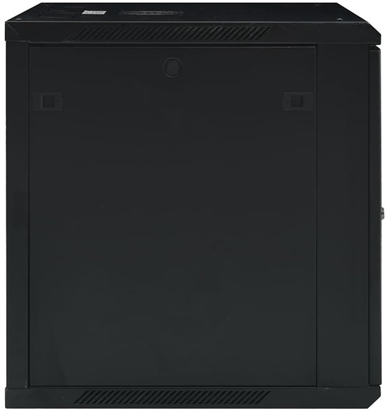 vidaXL Netwerkkast voor aan de muur 12U 19" IP20 600x600x640 mm van vidaXL — afbeelding 3