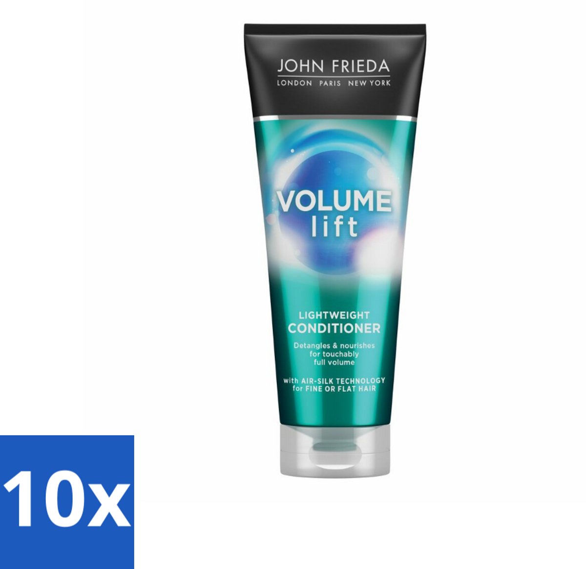 10 x John Frieda – Conditioner – Luxurious Volume 7 Day – Versterkend – 250 ml - Koffiezetapparaat