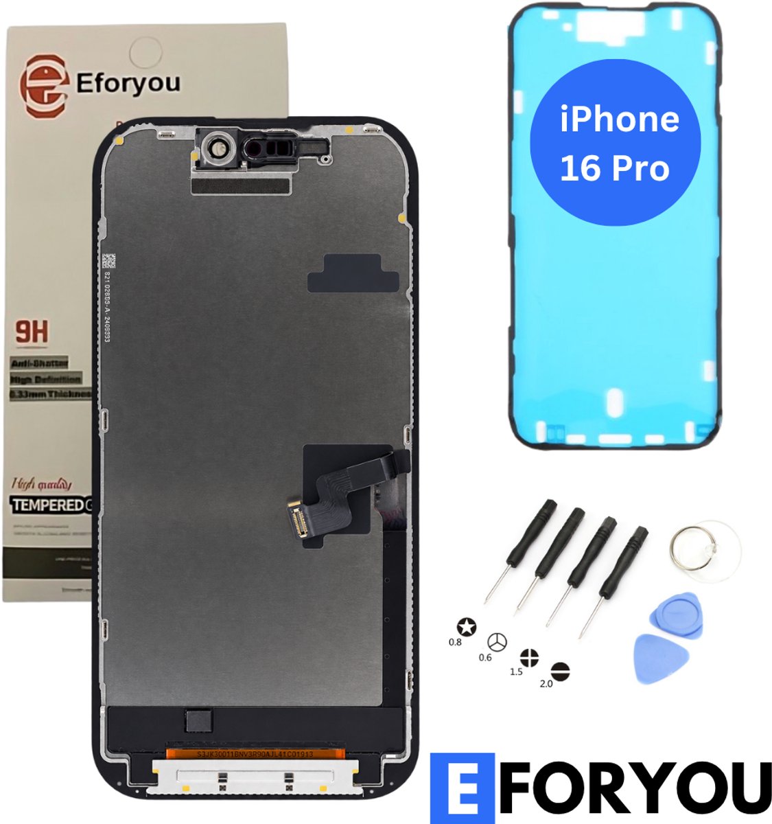 iPhone 16 Pro scherm LCD & Touchscreen A+ kwaliteit