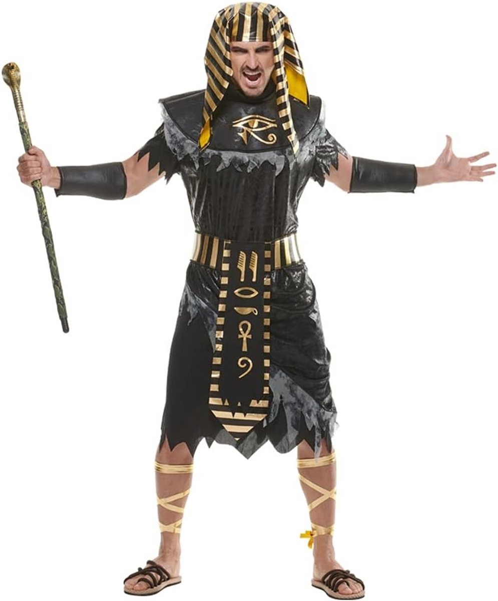 Historisch Kostuum voor Mannen als Egyptische Farao - Perfect voor Verkleedpartijen en Themafeesten
