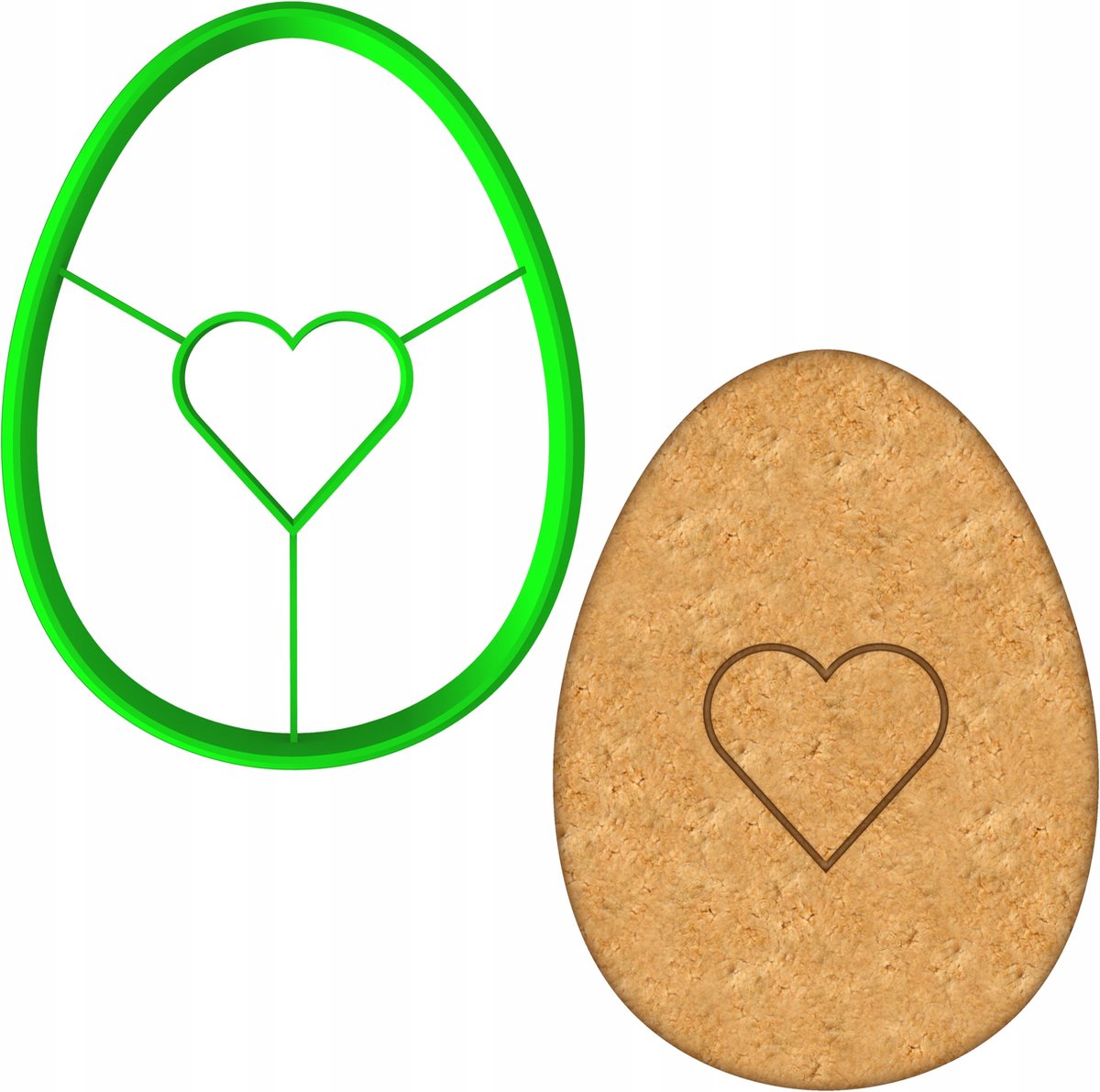Paasei Koekjesvorm 8cm - Perfect voor Pasen