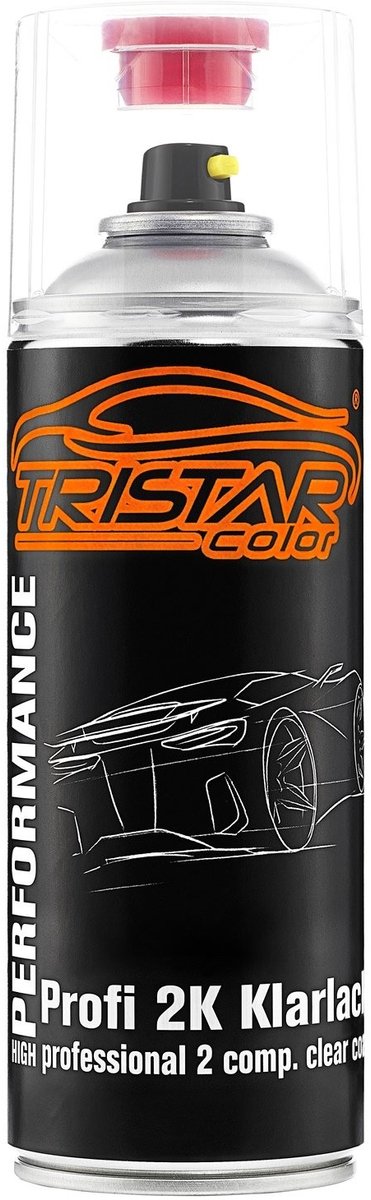 Elzusha - 2K Matte Clear Coat Spuitbus 400ml voor Auto