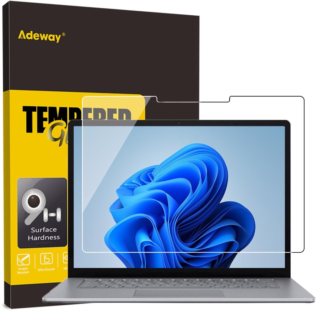 Elzusha - Screen Protector voor Surface Laptop 5/4/3/2/1 13.5 inch met 9H Hardheid