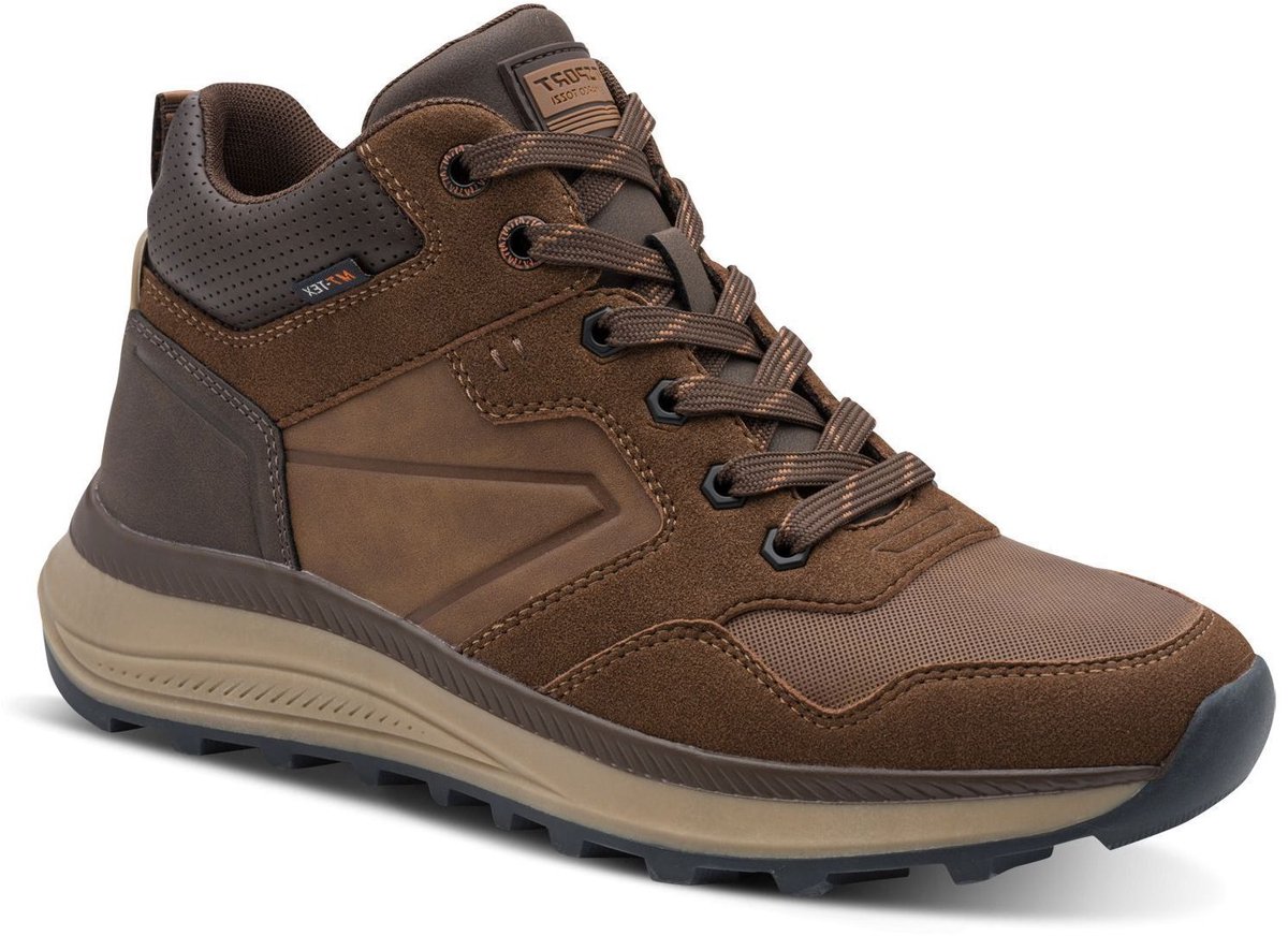 Marco Tozzi Heren Veterboot - 15209-305 Bruin - Maat 45