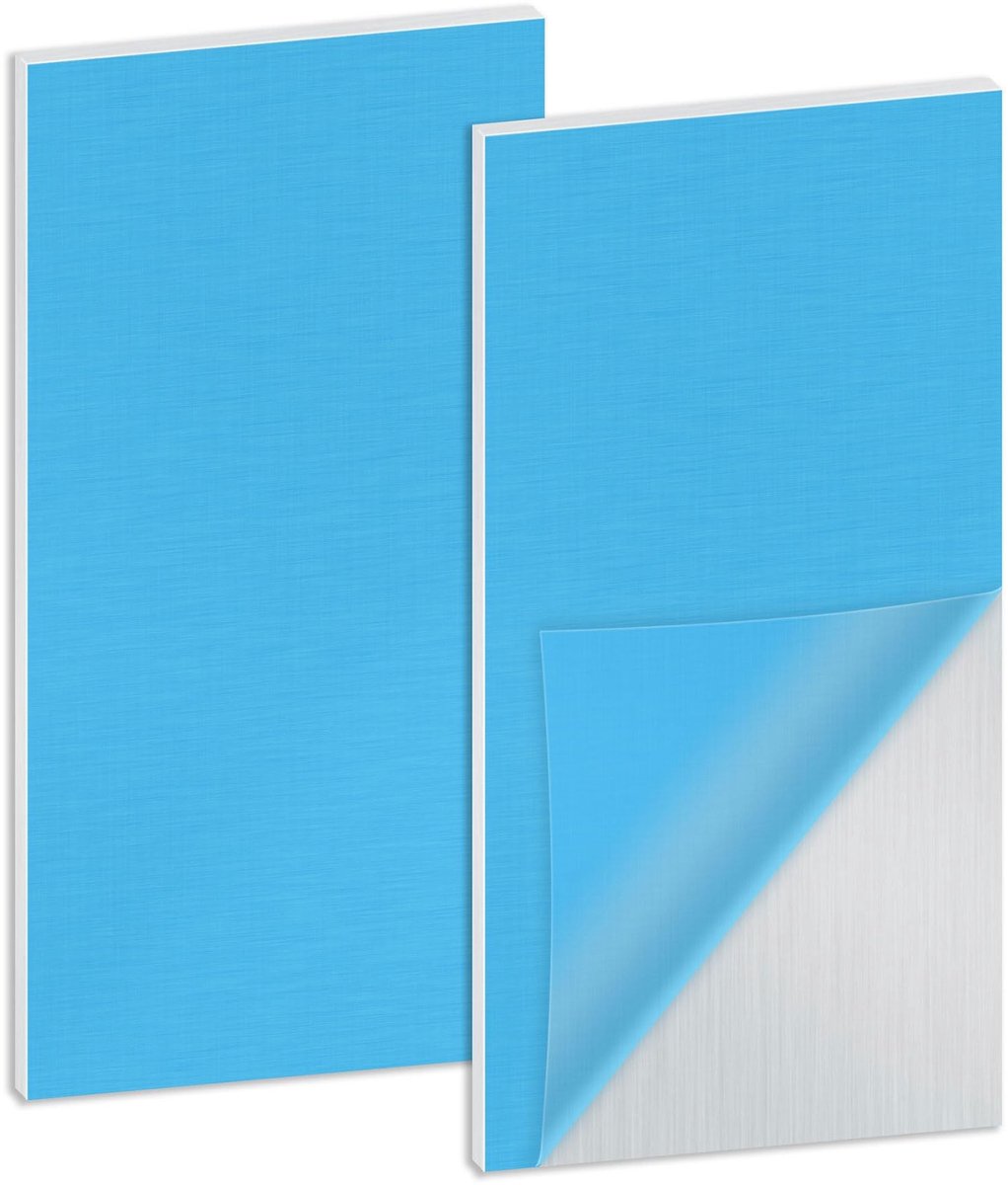Elzusha - Aluminium Platen Set van 2, 1,5 mm Dikte, 300 mm x 150 mm