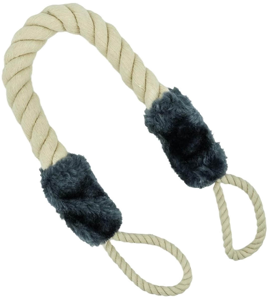 Elzusha - Katoenen Deurstopper met Klembescherming (Blauw)